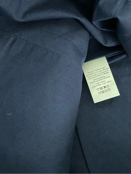 Sézane Sea New York Collaboration Denim Tote Embroidered Blue NWT - Picture 8 of 9